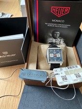 TAG Heuer Monaco Steve McQueen Calibre 11 Blue  Black Men's Watch CAW211P.FC6356
