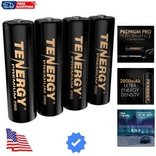 PRO Rechargeable AA Batteries, High Capacity 2800mAh NiMH AA Battery, 4 Pack ...