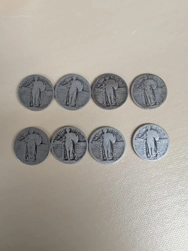 1926 And No Date Quarters $2 Face Value 90% Silver