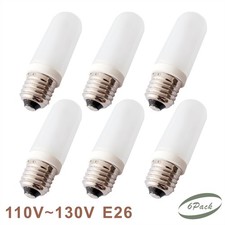 6 Pack JDD Halogen Bulb Photo Studio Modeling Light Lamp 120V 250W 150W 100W 75W