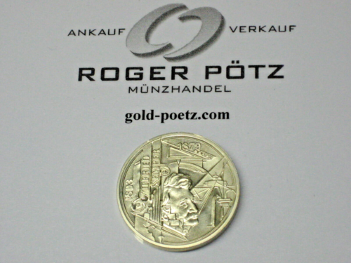 10 euros muestra de huster plata 2003 Gerhard Semper - Imagen 1 de 2
