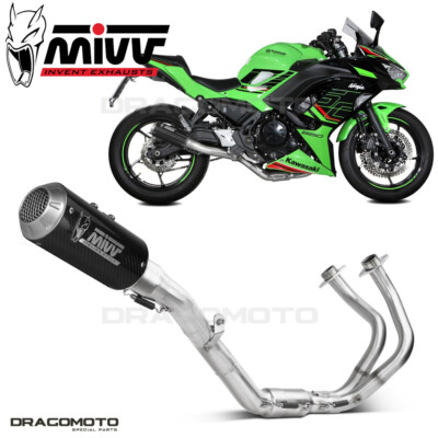 Komplettanlage Kawasaki Ninja 650 2024 MIVV Mk3 Carbon High RC