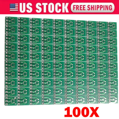100x SOT23 SOT23-3 Turn SIP3 -Side SMD Turn DIP SIP3 Adapter Converter Plate NEW
