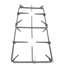 Griglia piattina nera lucida cucina gas Rex Electrolux Zoppas 44,5 X 22,3 cm.