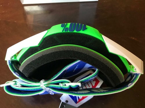 100% The Racecraft MX Alchemy Silver Lens Motorsport Motorcross Dirt Bike Goggle - Picture 3 of 6