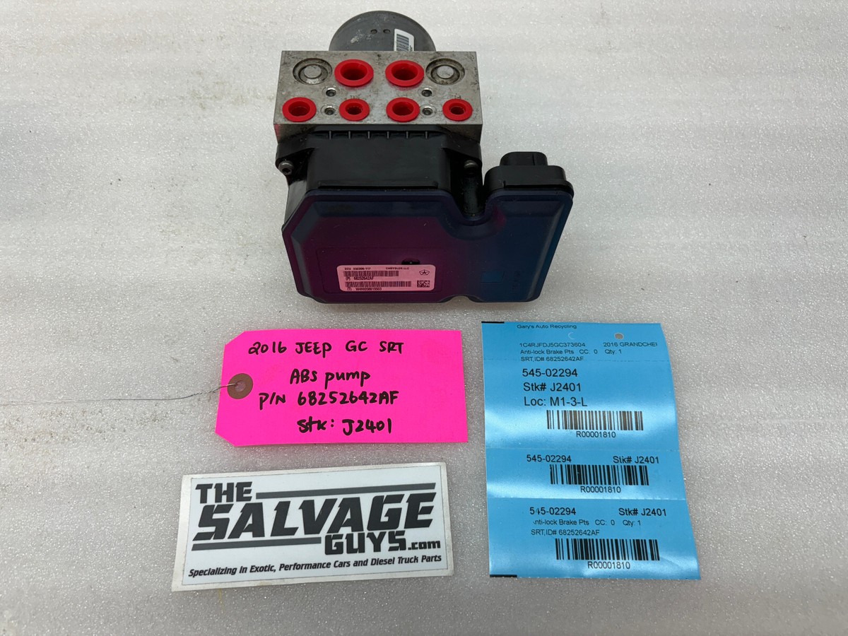 16 JEEP GRAND CHEROKEE SRT OEM ABS ANTI LOCK BRAKE PUMP MODULE
