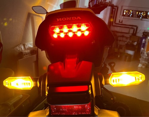 LED Turn Signal Light Indicator For HONDA CRF300L/300LRally CBR 500R 650F 400R - Picture 13 of 24