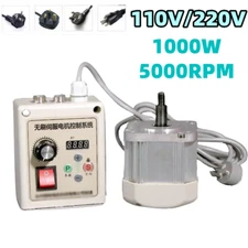 1000W Servo Motor&Controller Permanent Magnet Driver Woodworking New Face Mount