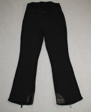 Slalom Women's SIZE 30 Ski Snowboard Pants Nylon Virgin Wool Blend Black FLAW