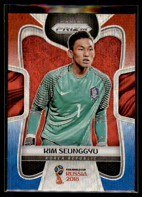 2018 Panini Prizm World Cup RED BLUE WAVE #190 Kim Seunggyu -South