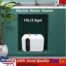 Electric Mini-Tank Water Heater Under Sink Water Heater with USA Cord Plug 1.5kW