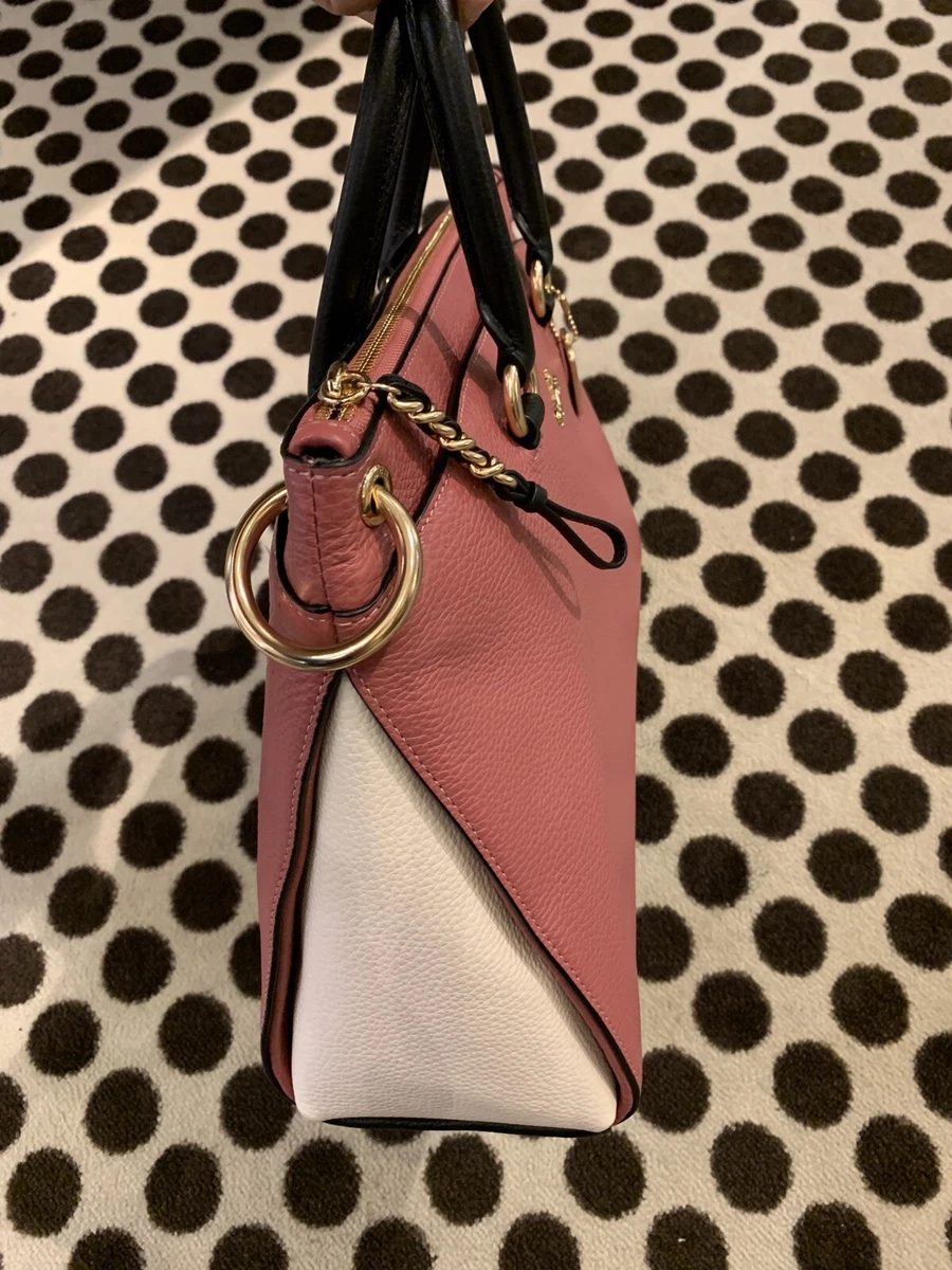 Coach leather mia satchel sales