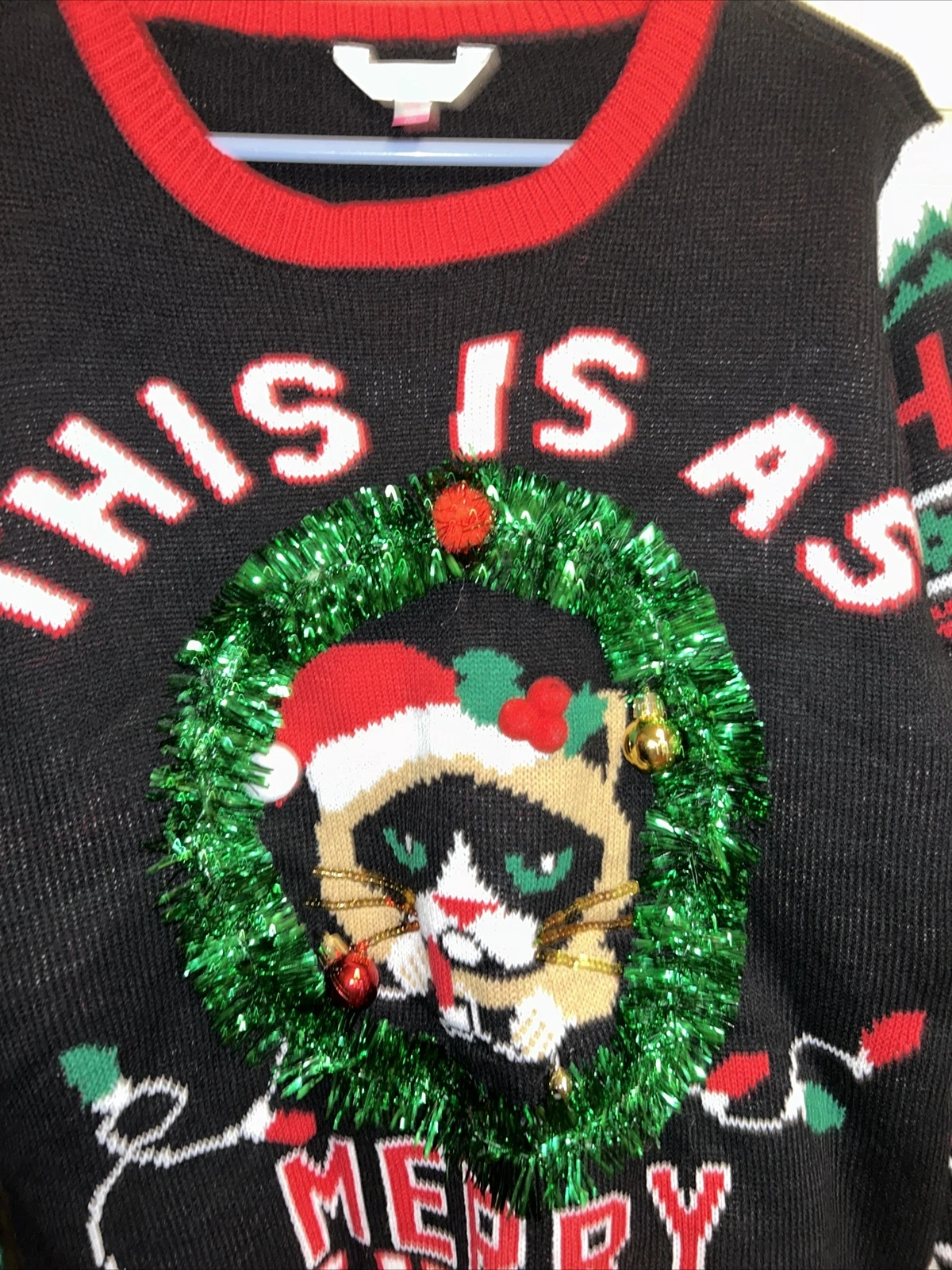 Women’s No Boundaries Ugly Christmas Sweater-XXL