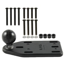 RAM Mount Aluminum Motorcycle Extended Reservoir Cover Base with 1 inch Ball