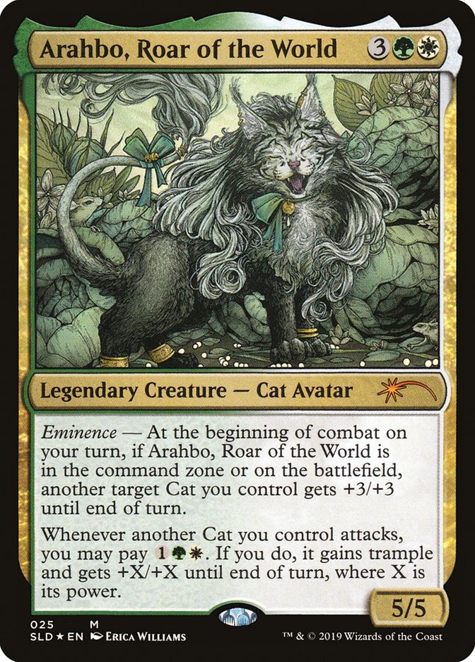 Magic the Gathering (mtg): SLD: Arahbo, Roar of the World - Mythic