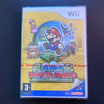 Super Paper Mario (Nintendo Wii, Neu Sealed)