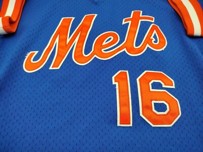 Mets Mitchell & Nessユニフォーム Dwight Gooden Dwight Gooden NY Mets Mesh Jersey 16 Mitchell & Ness 36