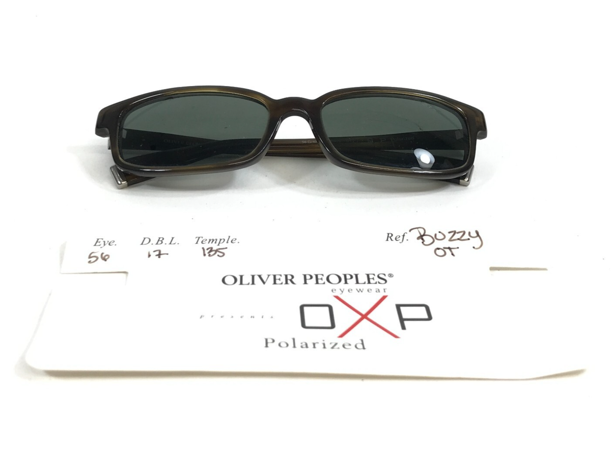 小物 Oliver peoples Sunglasses Oliver Peoples Sunglasses Buzzy OT Brown Rectangle Frames w/ Green