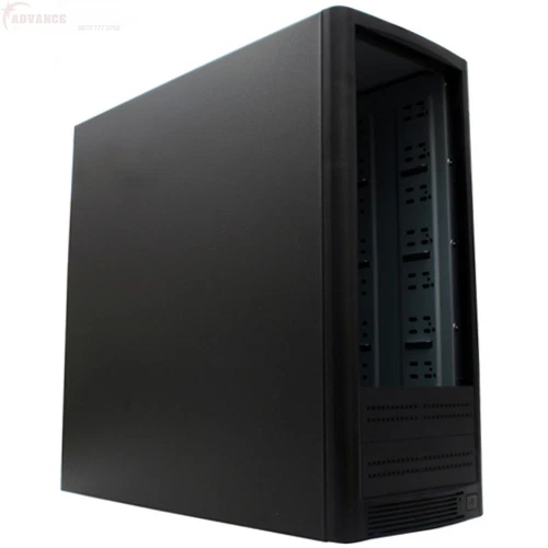 CD Dvd Duplicator Case 7 BAY + UL listed Power supply SATA for build 1-5 copier