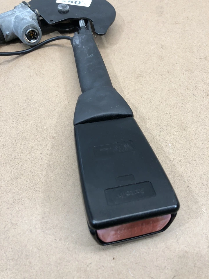 95-01 BMW E38 740i 740iL ПЕРЕДНЯЯ ПРАВАЯ ПАССАЖИРСКАЯ БОКОВАЯ ПРЯЖКА РЕМНЯ БЕЗОПАСНОСТИ OEM RH W2  - Изображение 4 из 4