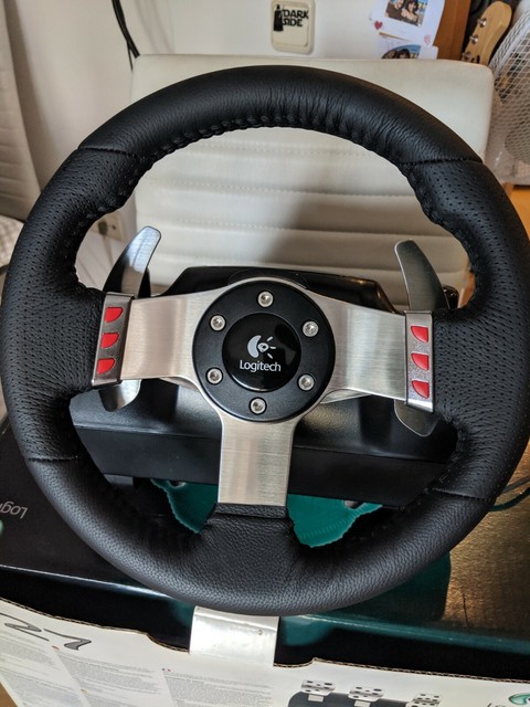 Logitech G27 Lenkrad Wheel PS3 Open box!! New open box! Tested once!