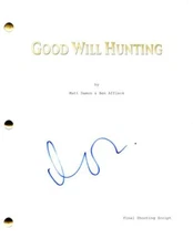 Matt Damon Signed Autograph Good Will Hunting Full Movie Script Screenplay