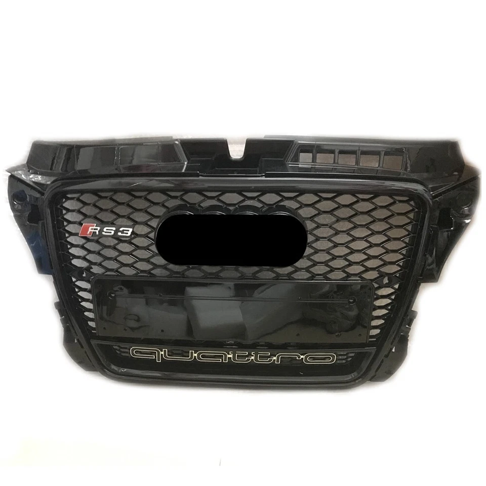 Griglia anteriore per Audi A3 8P Sline S3 09-12 Griglia radiatore RS nero lucido - Bild 2 von 3