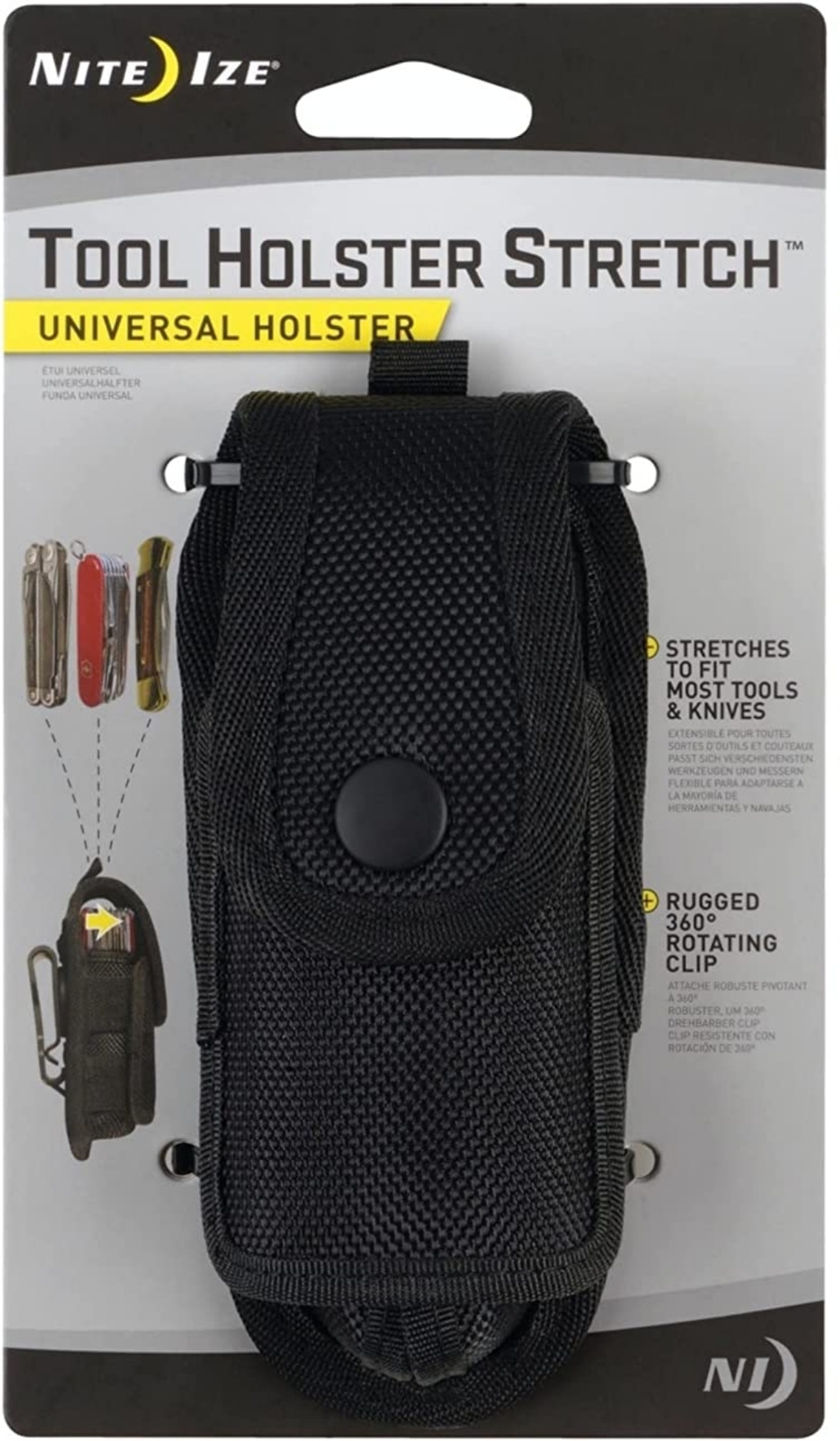 Nite Ize Tool Holster Stretch Universal Holster - Black