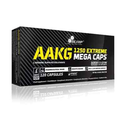 Olimp AAKG 1250 Extreme 120 Mega Caps (170,4g) Arginin Pump  (139,99 /Kg)