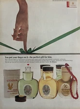 1964 Citation Mennen Products After Shave Gift Soap Cologne Vintage Print Ad