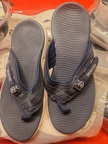 Womens Arch Support Flip Flops Soft Cushion Lightweight Summer Beach Sandals - Picture 4 of 4