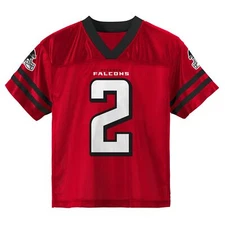 Outerstuff Atlanta Falcons Matt Ryan #2 NFL Boy's Youth 4-18 Player Jersey, Red