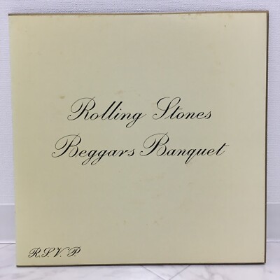 ROLLING STONES / BEGGARS BANQUET JAPAN ISSUE LP BLUE WAX W