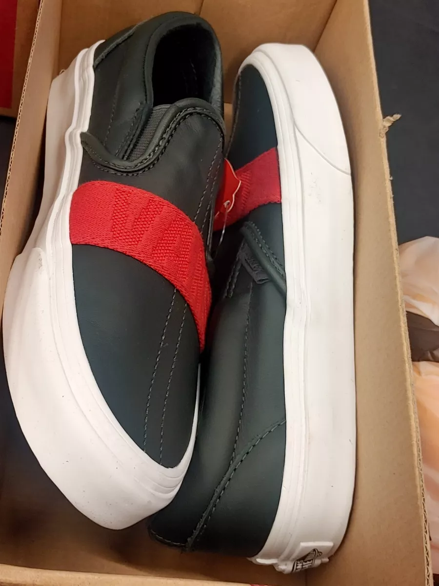 Leather slip top on vans uk