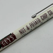 VTG Scripto Grease Pencil Guy's Nut & Potato Chip Co. Kansas City MO Wichita KS