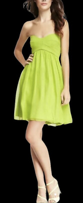 DVF スーキードレス DIANE VON FURSTENBERG DVF ASTI SHORT STRAPLESS KIWI LIME