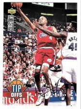 1994-95 Collector's Choice FRENCH Gold Signature Basketball Ron Harper #177