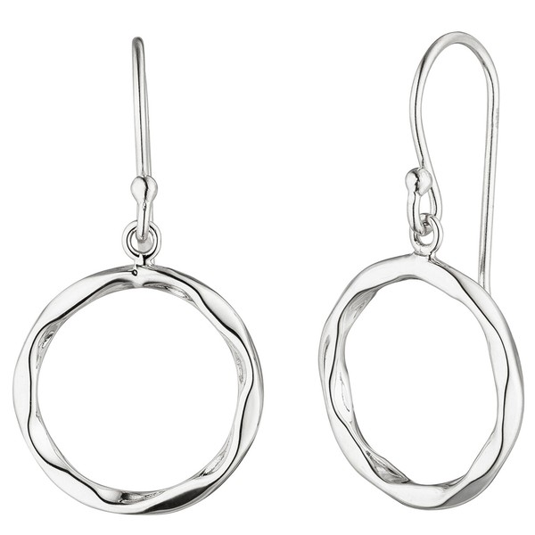 "Jobo \"52011\" OhrhäNger Rund 925 Sterling Silber Ohrringe Silberohrringe"-image