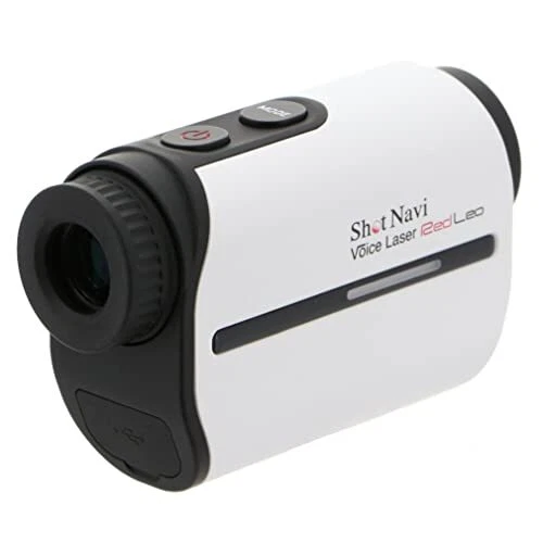 (Shot Navi Golf Laser Distance Measurer VOICE LASER RED LEO WH