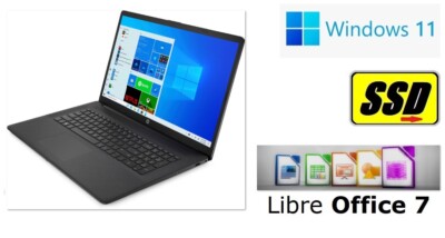 HP INTEL QUAD CORE ~ bis 4000GB (4TB) SSD ~ bis 64GB RAM 17,3'' OFFICE WINDOWS 11