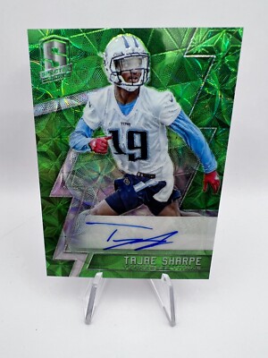 Tajae Sharpe - 2016 Panini Spectra Rookie Auto #229 Neon Green 25/25 Bookend SSP