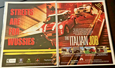 The Italian Job - Vintage Gaming Print Ad / Poster / Wall Art - Mini Cooper MINT