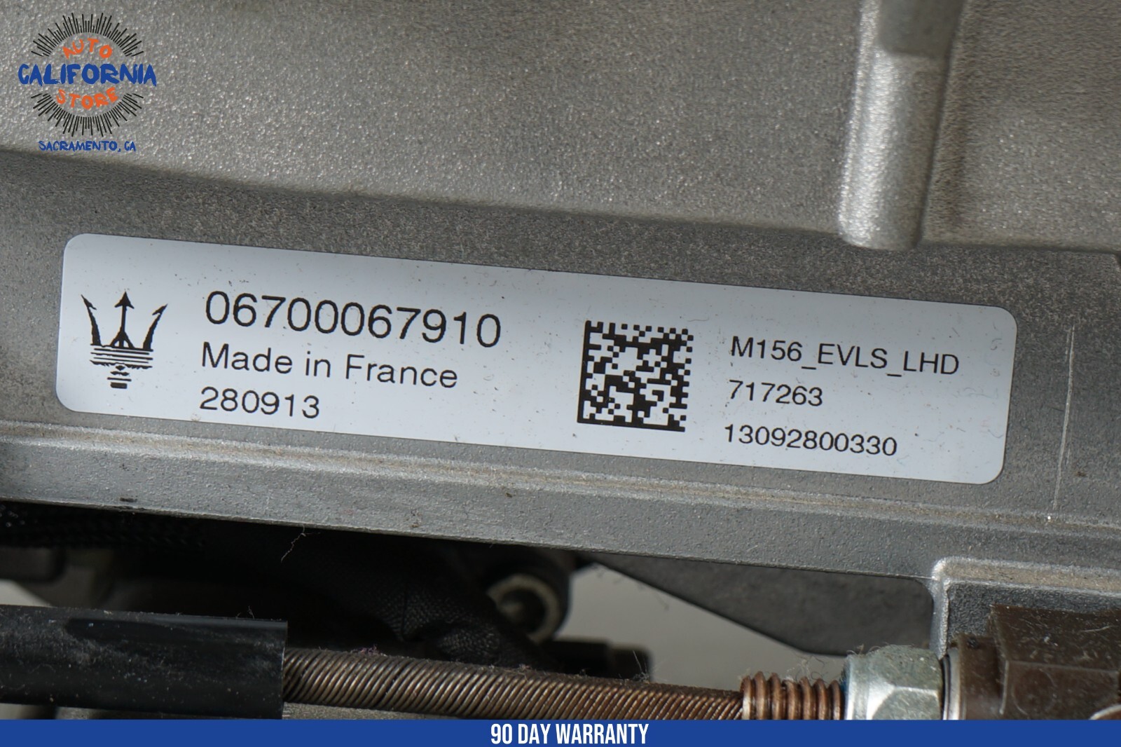 14-17 Maserati Ghibli S Q4 3.0L V6 AWD Steering Column 6700067910 OEM