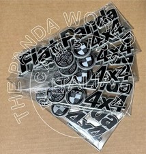 FIAT PANDA4x4 PRIMA SERIE FREGIO EMBLEMA PRIMA SERIE NERO RICAMBIO COMPATIBILE