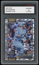Jac Caglianone 2026 Topps Diamante #138 Royals MLB Rookie Card RC 1st Graded 10
