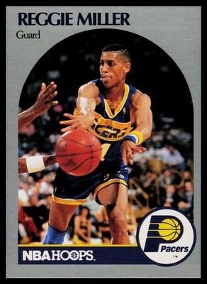 -CS- 1990-91 NBA Hoops - #135 Reggie Miller (F) *Free Shipping* Indiana Pacers