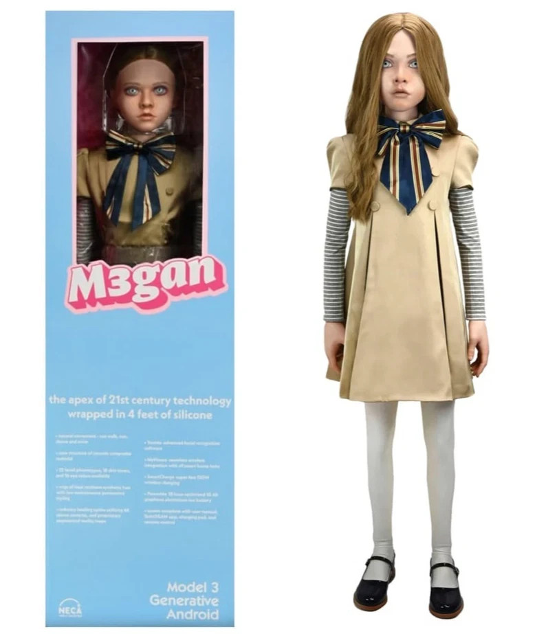 NECA M3GAN - 1:1 REPLICA LIFE-SIZE MEGAN DOLL NEW IN STOCK 