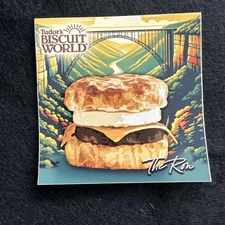 Tudor’s Biscuit World New River Gorge Bridge WV The Ron 3x3 Sticker Decal