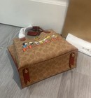 Coach x PEANUTS Willow Tote Bag 24 Signature Canvas CBF72 Brown
