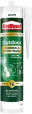 UniBond Outdoor Window and Door Frame Sealant, Premium Silicone Sealant Suitable